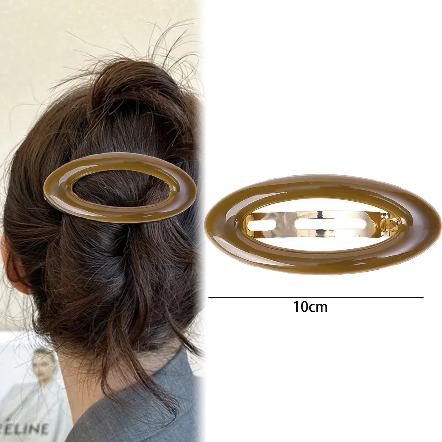 Ponytail clip helps keep hair neat for young ladies