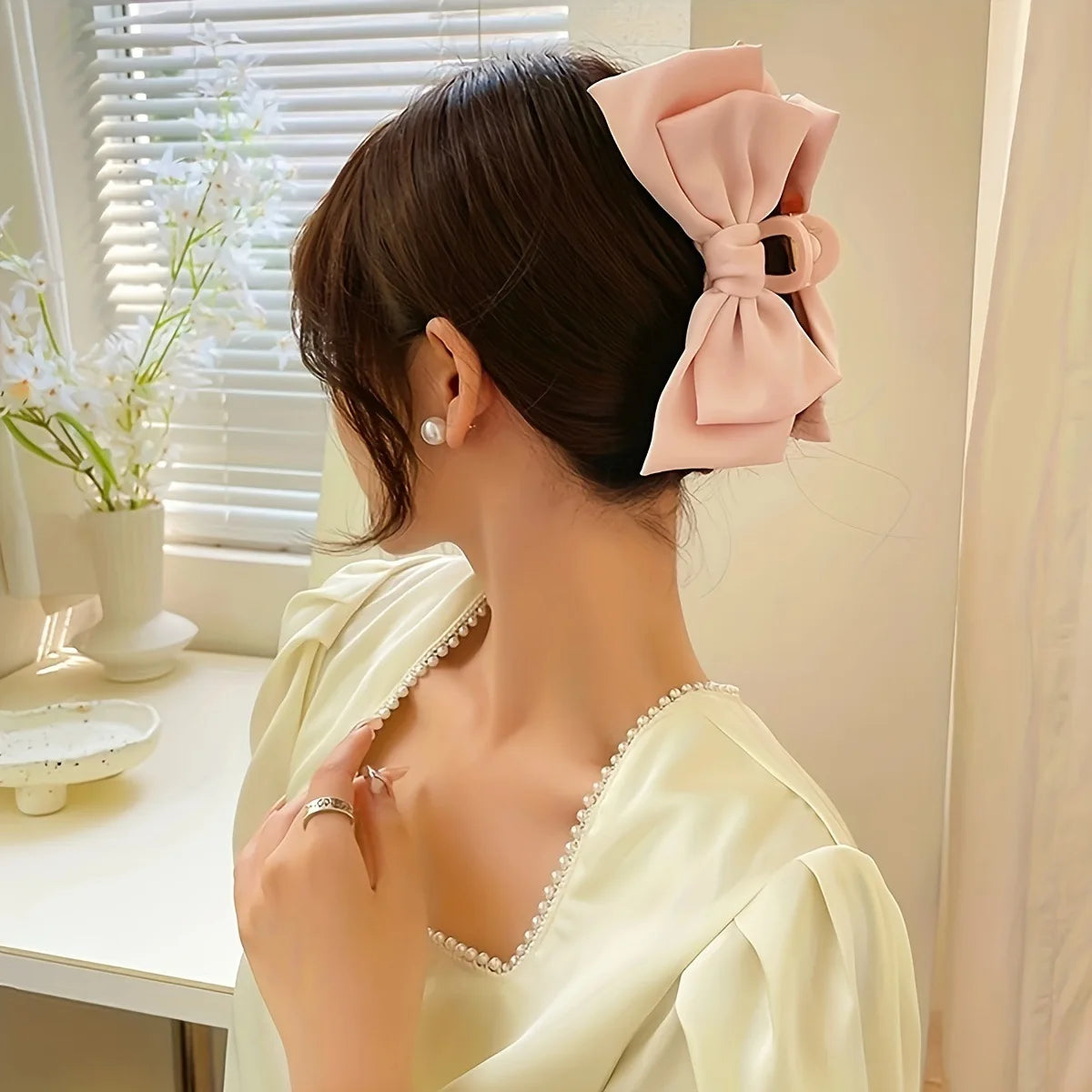 Bow Cute Hair Clips Clips Hair Accessories For Women Bow Hair Claws