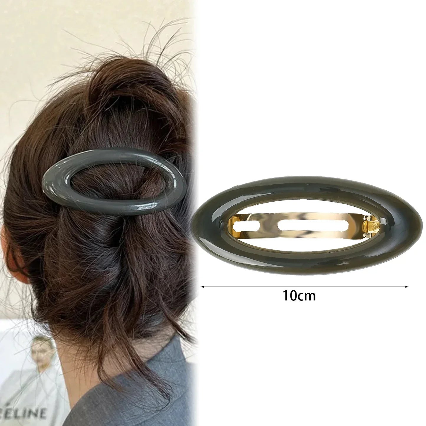 Ponytail clip helps keep hair neat for young ladies