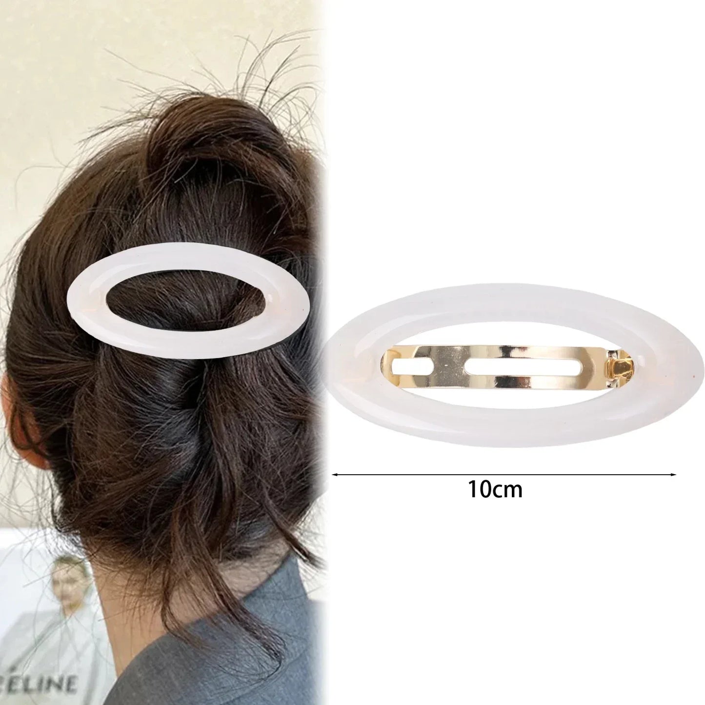 Ponytail clip helps keep hair neat for young ladies