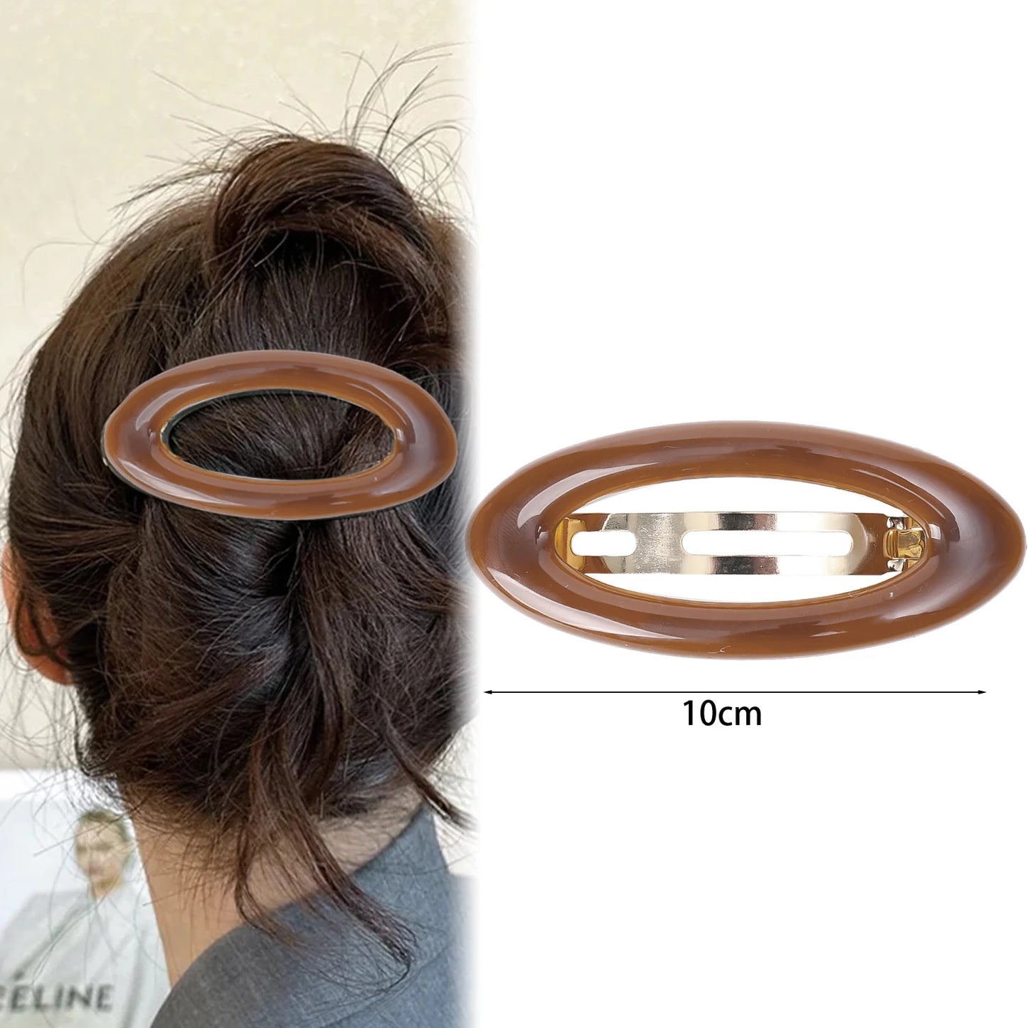 Ponytail clip helps keep hair neat for young ladies